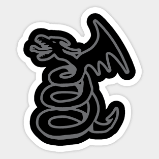 The Black Album Dragon Sticker